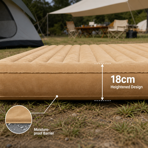 <span class=keywords><strong>Matelas</strong></span> <span class=keywords><strong>Gonflable</strong></span> Transfrontalier Portable pour Camping, Lit d'Appoint en Velours Suede DL24K Simple Bleu 186cm - Product Image 5