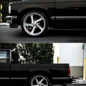 ล้อแม็กซ์ 2 ชิ้น ขนาด 22x8.5 22x12 24x9 24x12 5x5 6x5.5 ขัดเงาเต็มวง ลายเกลียว 5 ก้าน สำหรับรถเชฟโรเลต C10 Tahoe Impala - Product Image 2