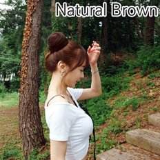 Extensions de cheveux de fête bruns naturels SELLFRE-126 de qualité 12A Indien Remy Clip-Ins Style de vague droite (WBDD02D) - Product Image 1