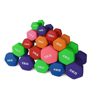 Mancuernas de <span class=keywords><strong>vinilo</strong></span> hexagonales para gimnasio, juegos de pesas sólidas - Product Image 1