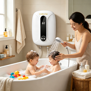 <span class=keywords><strong>Chauffe</strong></span>-<span class=keywords><strong>eau</strong></span> électrique instantané mural compact pour usage domestique, <span class=keywords><strong>chauffe</strong></span>-<span class=keywords><strong>eau</strong></span> rapide à chauffage direct pour bébé 5500W - Product Image 1