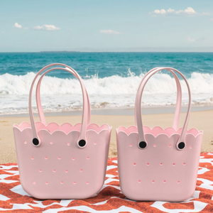 <span class=keywords><strong>Sac</strong></span> de plage portable en EVA style bonbon, motif floral, pour femme, en matériau EVA, style féminin, vente en gros, mode estivale - Product Image 3