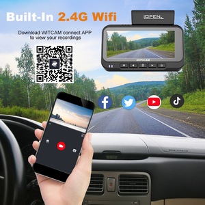 Karadar กล้องหน้าและหลังติดรถยนต์แบบเลนส์คู่4K + 4K UHD กล้องติดรถยนต์<span class=keywords><strong>3</strong></span>นิ้วกล้องหน้าและระบบควบคุมผ่านแอป - Product Image 2