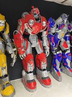 Optimus Prime 2.7 M EVA LED Robot du fabricant Blue Party Wedding Photo Booth Prop