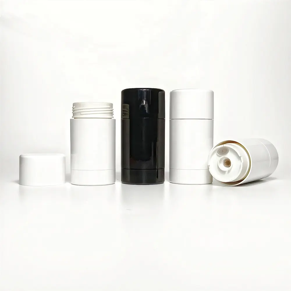 50 ml 75 ml (1.7 2.5 Oz) Air tight package empty recycle Plastic Twist up Deodorant Stick container cosmetic packages