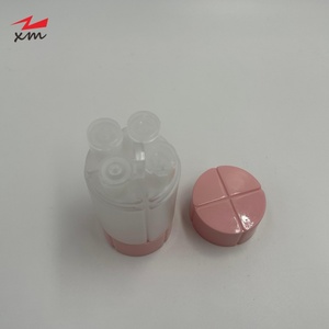 60ml <span class=keywords><strong>4</strong></span> ב-1 בקבוק סט נסיעות בקבוק קוסמטי למילוי חוזר עם מכסה טוויסט בקבוק קרם נייד מיכל נייד לטיפוח העור - Product Image 3