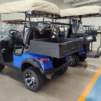 Voiturette de golf électrique 72V à 2 places, non rehaussée, avec batterie au lithium, véhicule à énergie nouvelle pour la route