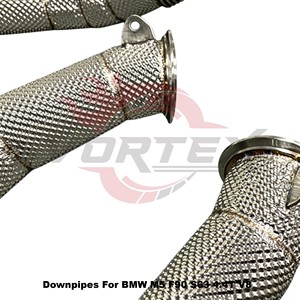 Tuberías de Escape Turbo con Protección Térmica Vortex SS304 para BMW M5 F90 S63 4.4T V8, Sistema de Escape de Alto Rendimiento de Ajuste Directo - Product Image 3
