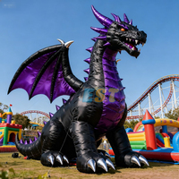 Dragon volant gonflable de taille personnalisée décoration d'événement mascotte de dragon gonflable modèle animal pour l'affichage d'événement