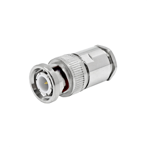 Abrazadera de conector macho <span class=keywords><strong>BNC</strong></span> resistente al agua de rendimiento óptimo RG58 Conector de cable coaxial RF Categoría de producto Conectores coaxiales (RF) - Product Image 1