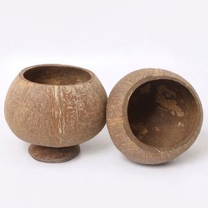 Vasos de Cáscara de Coco Natural para Bebidas en la Playa, Cócteles, Ensaladas, Helados - Product Image 5