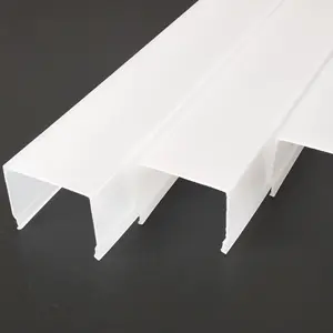 Hiện đại Vòng <span class=keywords><strong>PVC</strong></span> <span class=keywords><strong>LED</strong></span> ánh sáng Bìa tùy chỉnh PC ARC khuếch tán Chụp đèn nhà máy bán cho nhà ứng dụng - Product Image 1