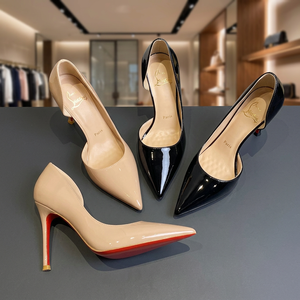 Nouvelles Chaussures de Travail Formelles Noires Sexy à Talons Hauts pour Femmes, Modèle 2026, avec Tige en Caoutchouc, Bout Pointu, Semelle Intermédiaire en TPR, Tailles Plus - Product Image 3