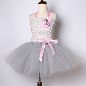 Costume <span class=keywords><strong>da</strong></span> Topolino Grigio con Tutu per Bambine, Set per Feste, Abito in Tulle con Fascia per Capelli e Accessori DP071 - Product Image 5