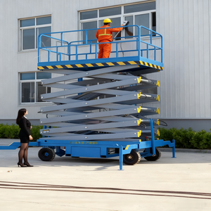 Battery 10M Hydraulic Scissor Lift Platform Self Propelled Scissor Lift Aerial Work Platform - Product Image 3