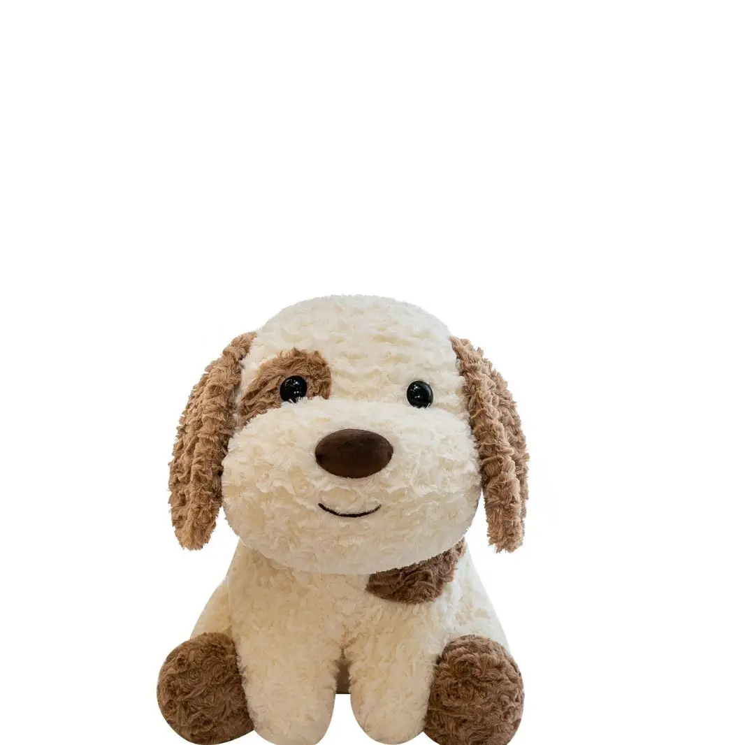 การ์ตูนตุ๊กตาสุนัขตุ๊กตาของเล่นสุนัขน่ารักเด็กสุนัขสีขาวเล็กๆหมอนตุ๊กตาของขวัญขายส่ง