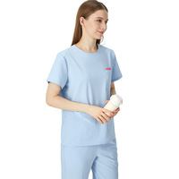 Pantalon d'uniforme médical tissé tendance en polyester pour hôpitaux, infirmières, salons de beauté, marque Bashar, modèle pour femmes