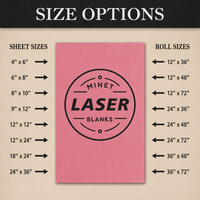Feuille vierge laser en gros 12x24 pouces, similicuir rose à noir gravable au laser avec support en tissu épais et adhésif activé par la chaleur