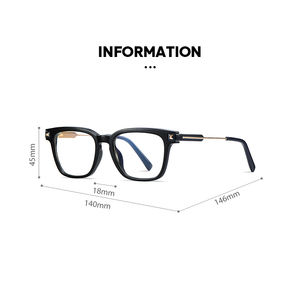 نظارات بصرية للكمبيوتر بتصميم جديد، إطار TR90، للبالغين، حاجبة لأشعة الضوء الأزرق الضارة - Product Image 5