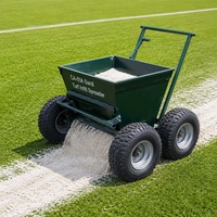 Épandeur de sable manuel pour pelouse, chariot épandeur de gazon pour l'entretien des terrains de golf et des jardins