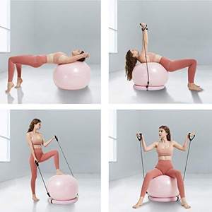 Tuya — boule de <span class=keywords><strong>Fitness</strong></span> anti-dérapante, équipement de Sport pour spectacle, Pilates, Yoga, gymnastique, chaise de bureau - Product Image 6
