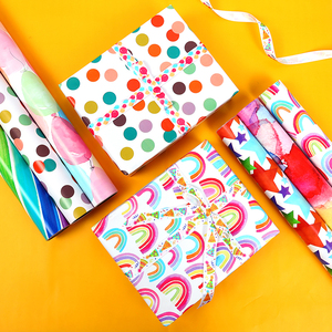 Wholesale High Quality <b>Birthday</b> Tissue Rolls <b>Birthday</b> Multicolor Series Packaging <b>Wrapping</b> <b>Paper</b> Roll Uperior Craftsmanship - Product Image 3