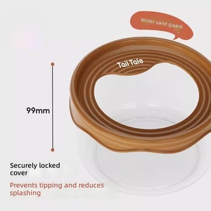 Toilettes et bac à litière transparents 2-en-1 pour hamster syrien et petits animaux – Vente en gros - Product Image 4