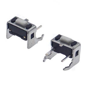 Interruptor táctil de 3x6x4.3mm/5mm con soporte, tipo horizontal de 2 pines y vertical de presión lateral, microinterruptor resistente a altas temperaturas - Product Image 2