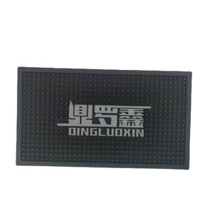 Customizable Silicone PVC Pub Runner Rubber Bar Spill <b>Mat</b> <b>Beer</b> Rail <b>Mat</b> Drip Tray Non Slip Service Pad Placemat Coaster Pad - Product Image 2