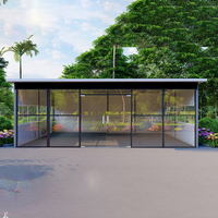 Magasin Modulaire Préfabriqué Moderne en Conteneur, à Chambre Unique, à Montage Rapide, Type Conteneur Plat, pour Commerce de Détail, Comptoir Temporaire pour Centre Commercial, Faible Coût