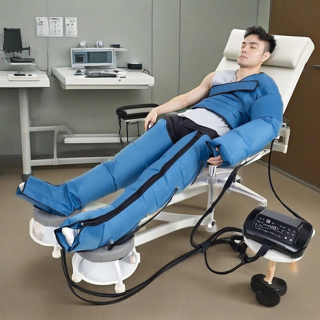 VU-NIPC02 Air Compression Lymphedema Pump Pressotherapy Compression Therapy Device for Full Body Massage