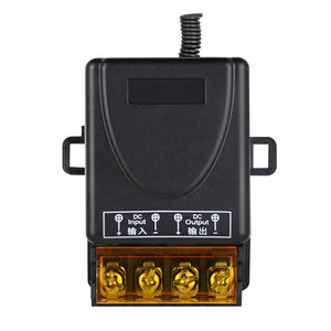 433Mhz DC12V-80V 30A 1CH Relay RF Receiver không dây điều khiển từ xa chuyển transmitter cho cổng nhà để xe động cơ rèm làm bằng nhựa - Product Image 3