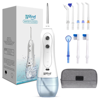 2021 Best Seller 5 Modos de Funcionamento Do Produto Dental Flosser Irrigador Oral À Prova D' Água 300ml de Viagem Portátil Caso Para Fio De Água