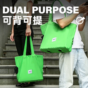 กระเป๋าเป้สะพายหลังสำหรับสัตว์เลี้ยงลายแมวและสุนัขผ้าแคนวาสแบบพกพาระบายอากาศได้สำหรับสัตว์เลี้ยงในฤดูร้อนขนาดกลาง - Product Image 2