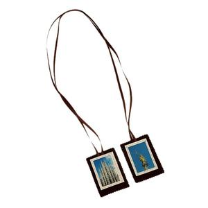 Mecrt Escapulario Católico Catedral de Milán Emblema Católico Escapulario Carmelita Amuleto Religioso Ceremonia de Primera Comunión de Navidad - Product Image 5