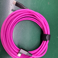 Kabel Tethering USB C Terbaik 16.5FT 4K 60Hz 20Gbps Jalinan Nilon untuk Kamera & Komputer-///MacBook