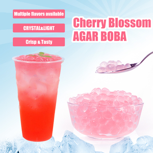 Hefs Sakura hương vị pha lê thạch BOBA Konjak vòng ngọc trai Bóng Giá bán buôn cho trà bong bóng cửa hàng thành phần - Product Image 2