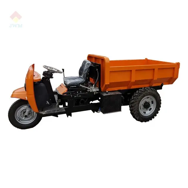 Jinwang Farm Mine Tricycle diesel à vendre Diesel Self Loading Tracked Dumper Mini Diesel Dumper 2.5 tonnes