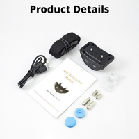 Collier anti-aboiement automatique sans choc, étanche IP65, à vibration, rechargeable, à commande vocale, pour chiens de petite et moyenne taille