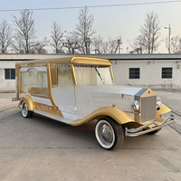 Remorque de restauration mobile personnalisée en acier Q235B Yiyang modernisée, charrette funéraire classique, garantie de 2 ans