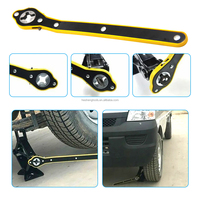 Clé à cliquet pour cric de voiture, clé à molette pour cric ciseaux, clé à écrous de roue de garage, clé à cliquet ergonomique, outil de réparation automobile