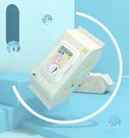 Lingettes humides de nettoyage pour animaux de compagnie de marque personnalisée 80 pièces humides pour tous les chiens et chats avec joint de verrouillage humide