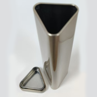 Boîte Cadeau Triangulaire en Fer Blanc pour Thé, Chocolats, Bonbons, Porte-Stylos/Crayons & Souvenirs - Matériaux Recyclés, Logo Personnalisé Disponible