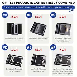 Juego de Regalo Personalizado de Primera Calidad con Logotipo Personalizado de Fábrica, Taza Térmica, Cuaderno, Bolígrafo, Paraguas, Memoria USB de 16 GB, <span class=keywords><strong>Combo</strong></span> Empresarial Corporativo - Product Image 5