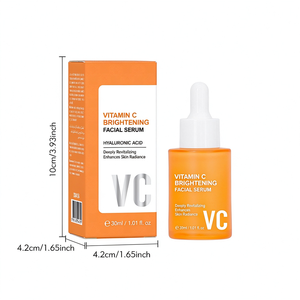 Suero Facial con Ácido Hialurónico y Vitamina C, Iluminador, Revitalizante, Mejora la Luminosidad de la Piel, Suero Facial para el Cuidado de la Piel, OEM ODM - Product Image 2