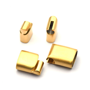 Thép Không Gỉ Vòng Đeo Tay Từ Tính Móc Khóa Hình Chữ Nhật Đồ Trang Sức End Mũ Mạnh Mẽ Khóa Đóng Cửa Cho Nam Giới Dây Da Bangle Đồ Trang Sức - Product Image 5