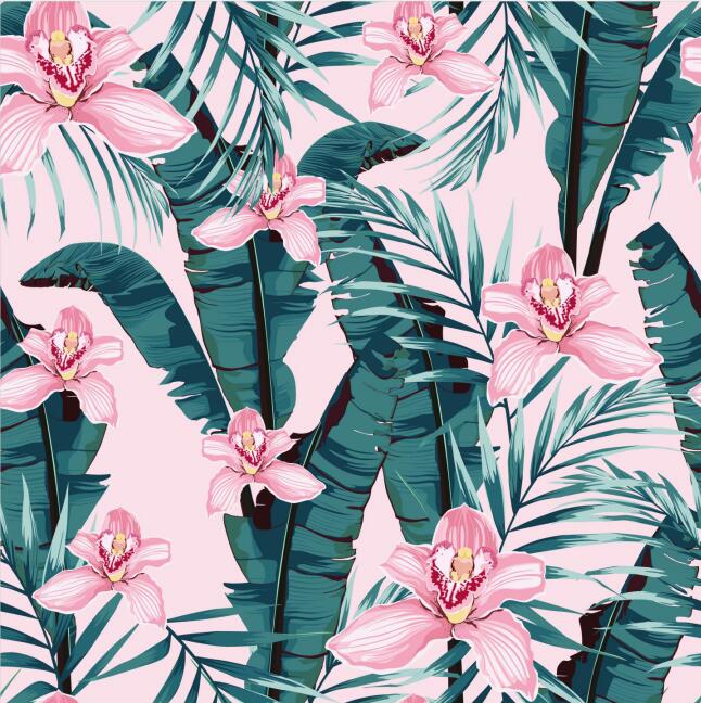 tropical cotton fabric by meter