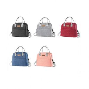 Thermal <b>Lunch</b> Bag Handle Portable Bento Bag Primary <b>School</b> Students Cooler <b>Box</b> Aluminum Film Insulated Thick Portable <b>Lunch</b> Bag - Product Image 1