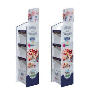 纸板展示架超市促销多层展示柜便利店零食饮料玩具展示柜 - Product Image 4