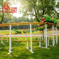 Mini-train électrique d'extérieur pour enfants, manège de parc d'attractions, montagnes russes en forme de navette spatiale